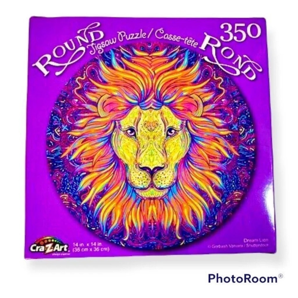 🦁  ABSTRACT CIRCULAR LION PUZZLE 🦁